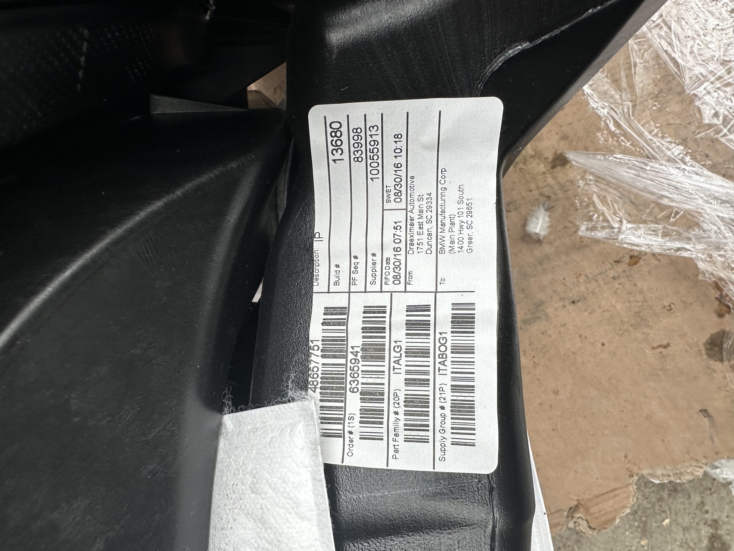 BMW X5 X6 COMPLETE DASHBOARD PANEL WITH AIRBAG HUD F85 F86 F15 F16 - Image 2