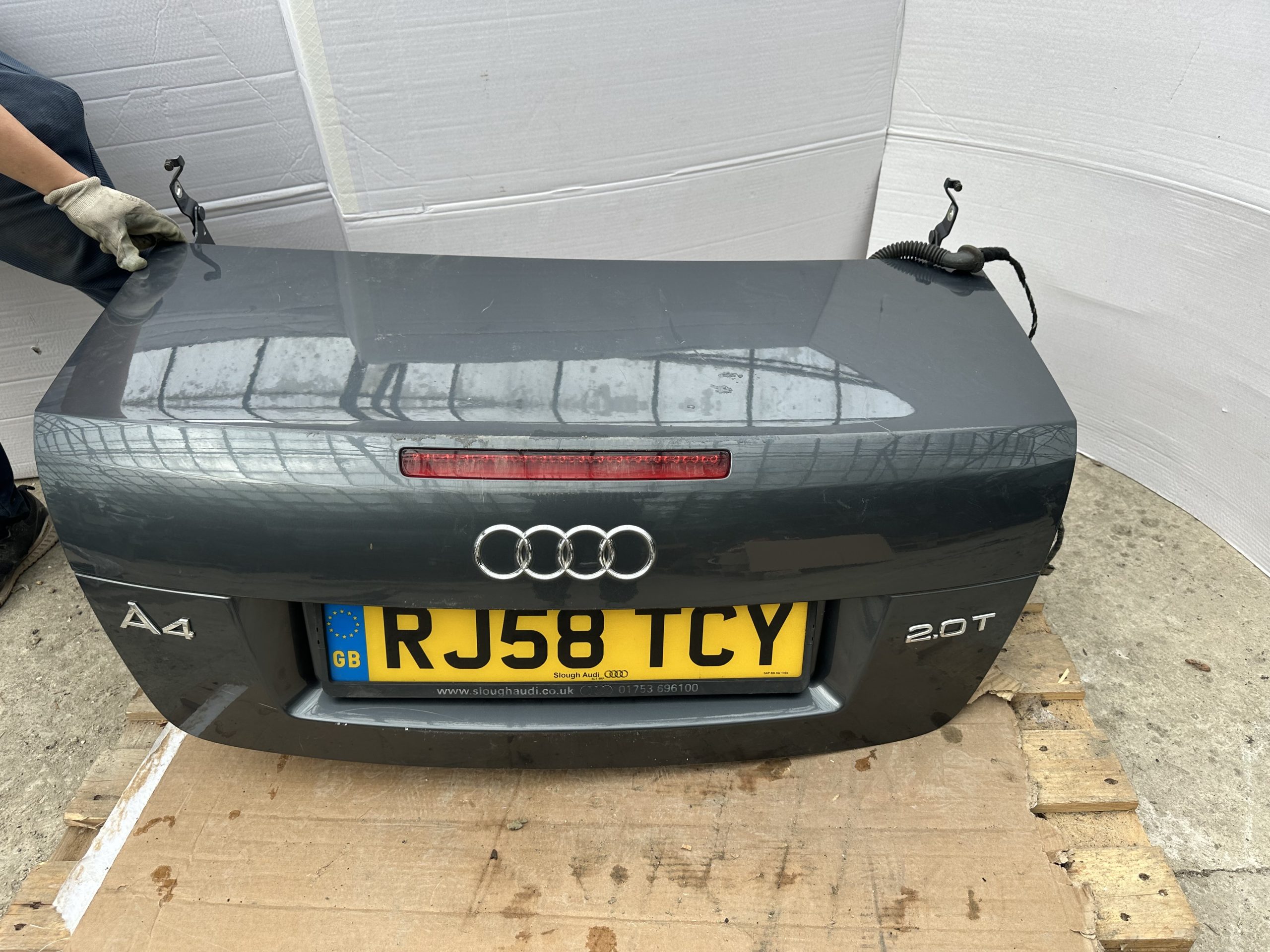 Audi A4 Convertible 2.0T 8p 2006-12 Boot Lid Black