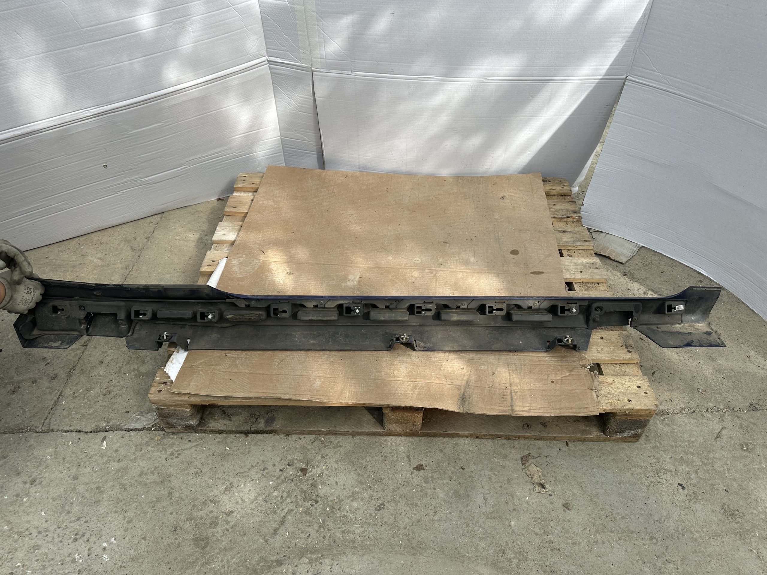 MK7 FORD FIESTA ZETEC S PASSENGER SIDE SIDE SKIRT 2012-17 Met/Blue - Image 2