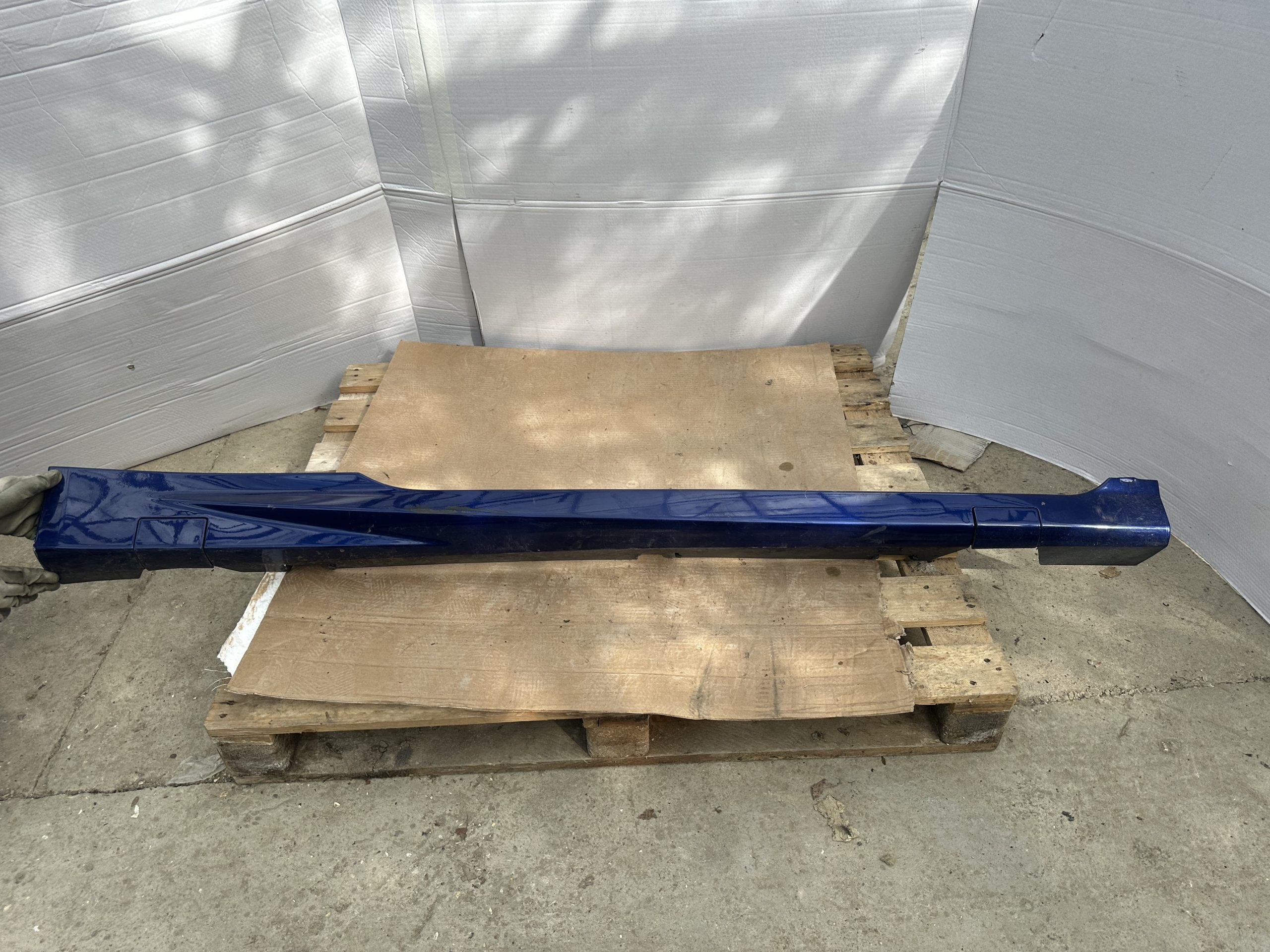 MK7 FORD FIESTA ZETEC S DRIVER SIDE SIDE SKIRT 2012-17 Met/Blue