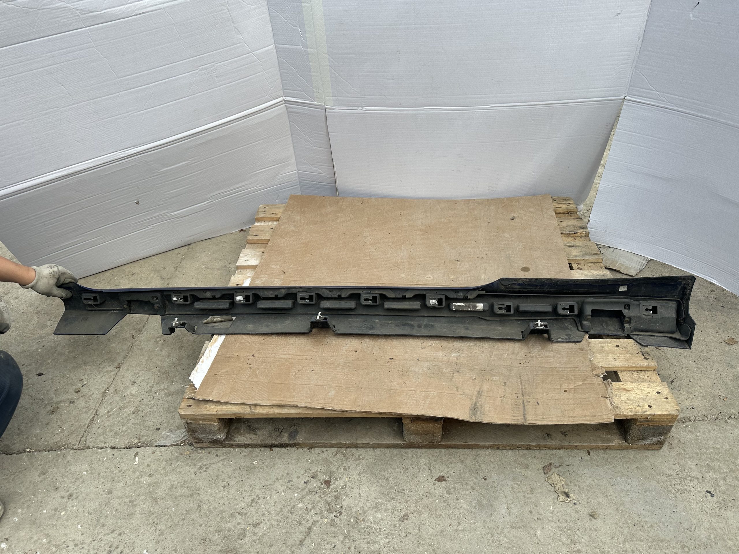 MK7 FORD FIESTA ZETEC S DRIVER SIDE SIDE SKIRT 2012-17 Met/Blue - Image 2